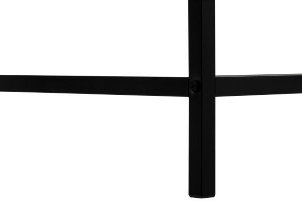 COMPUTER DESK - 55"L / GREY RECLAIMED WOOD / BLACK METAL
