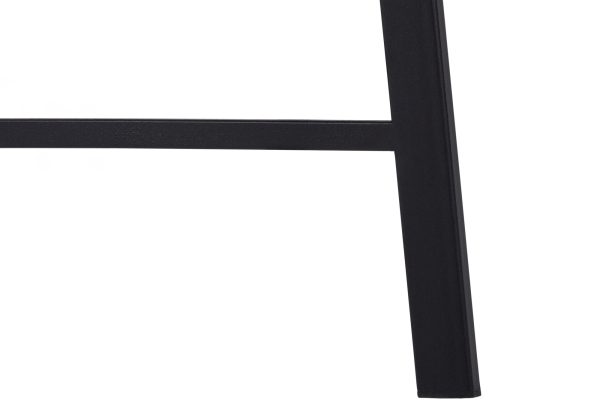 COMPUTER DESK - 48"L / WHITE MARBLE-LOOK / BLACK METAL