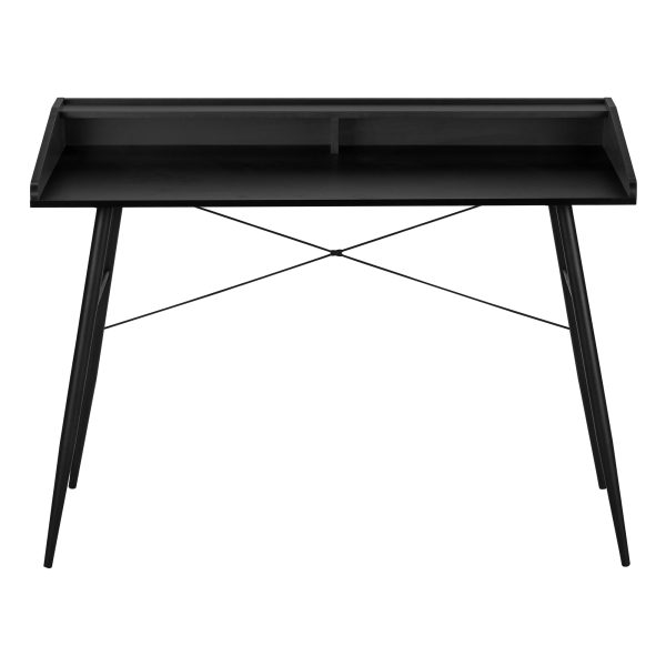 COMPUTER DESK - 48"L / BLACK / BLACK METAL