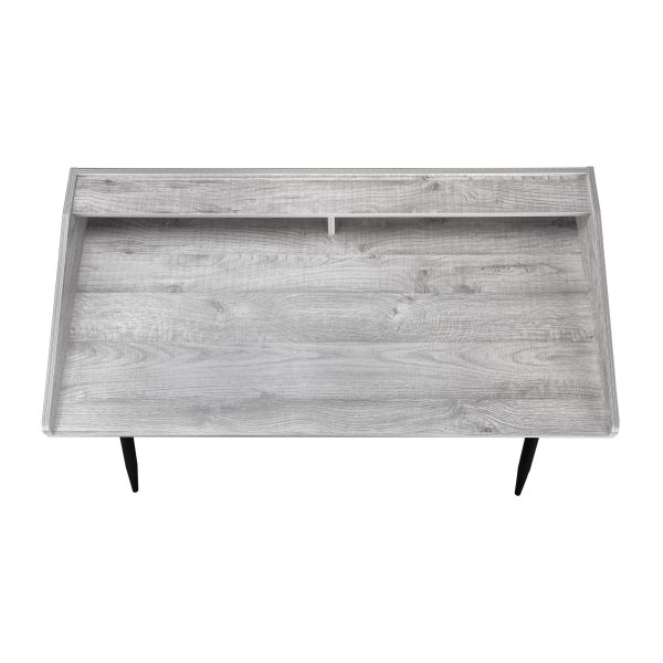 COMPUTER DESK - 48"L / GREY / BLACK METAL