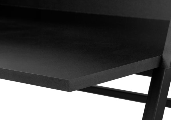 COMPUTER DESK - 48"L / BLACK / BLACK METAL