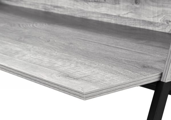 COMPUTER DESK - 48"L / GREY / BLACK METAL