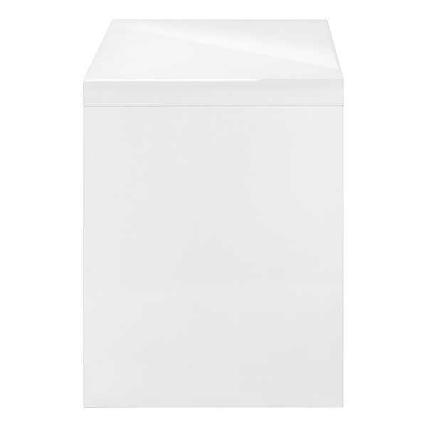 COMPUTER DESK - 48"L / HIGH GLOSSY WHITE / STORAGE DRAWER