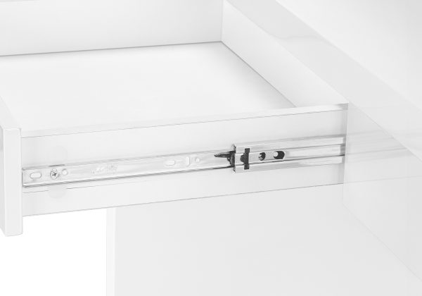 COMPUTER DESK - 48"L / HIGH GLOSSY WHITE / STORAGE DRAWER
