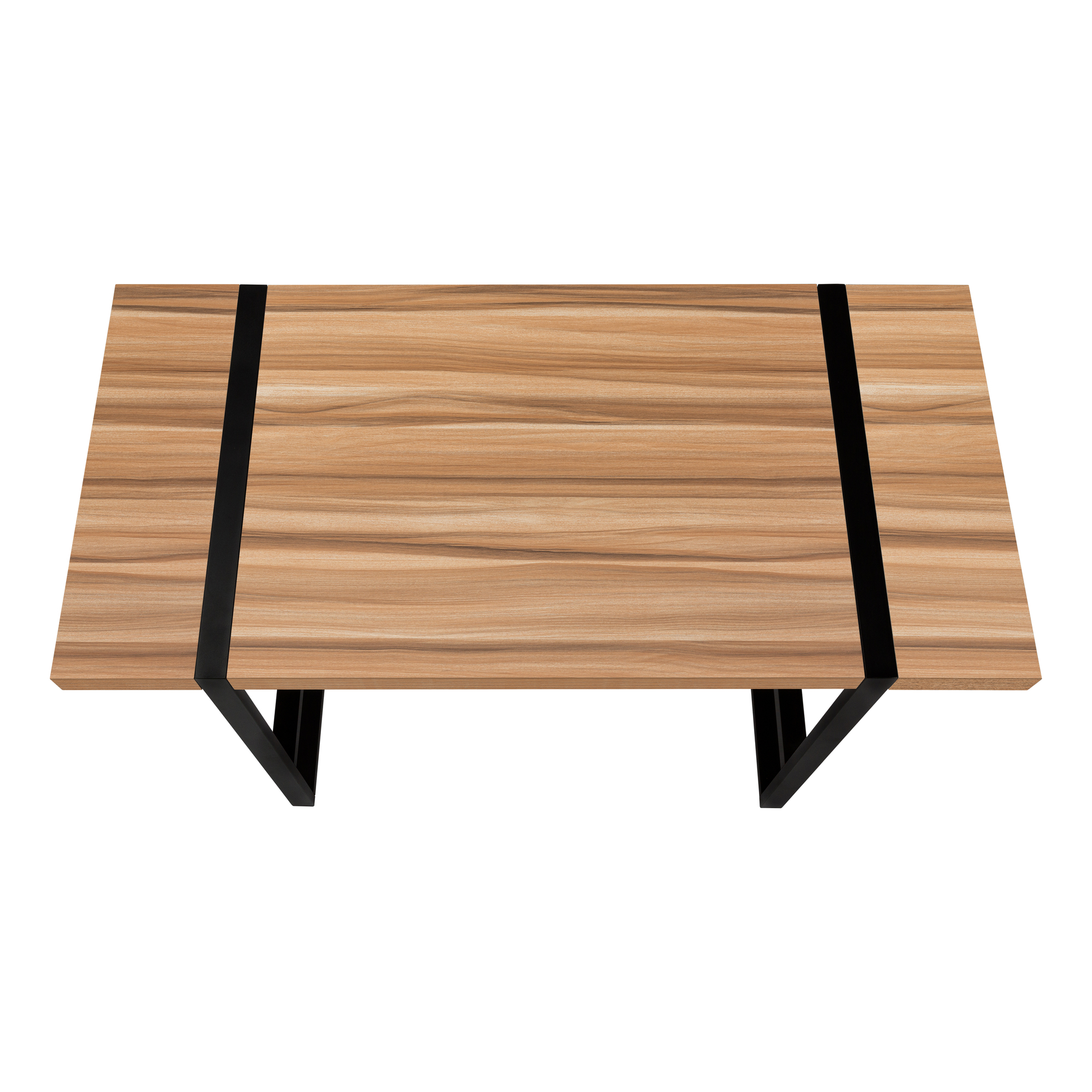 COMPUTER DESK - 48"L / LIGHT RECLAIMED WOOD / BLACK METAL