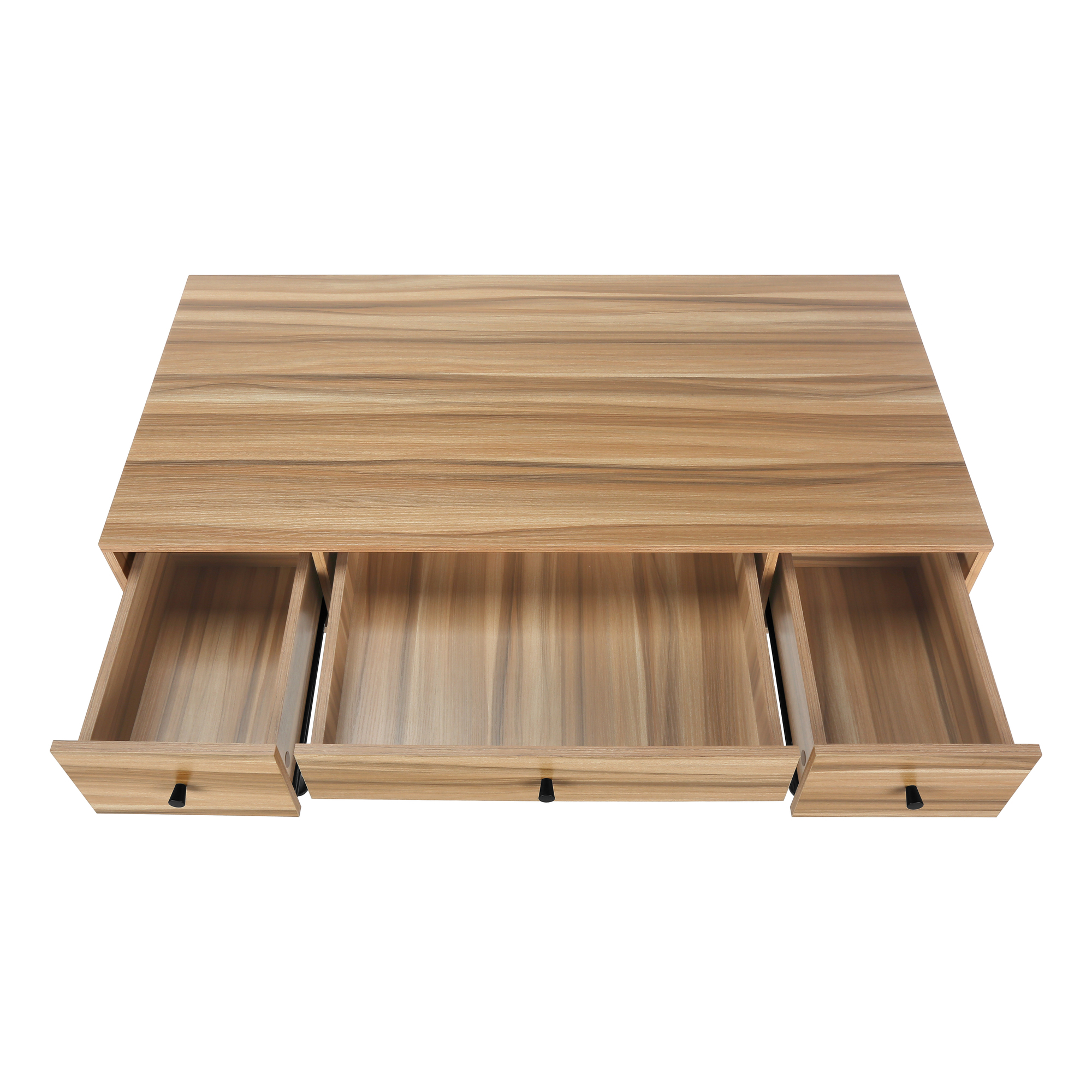 COMPUTER DESK - 48"L / LIGHT RECLAIMED WOOD / BLACK METAL