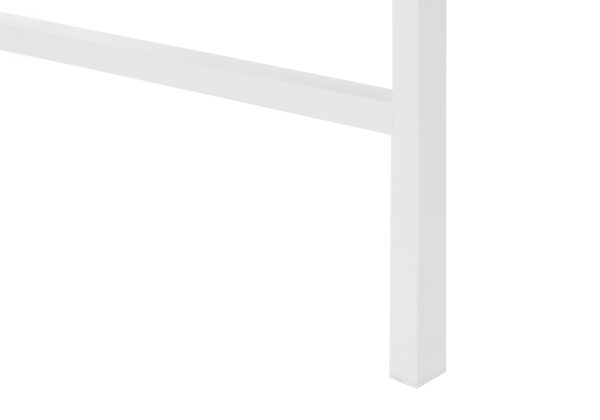 COMPUTER DESK - 48"L / WHITE / WHITE STANDING HEIGHT