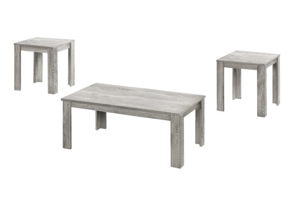 TABLE SET - 3PCS SET / INDUSTRIAL GREY