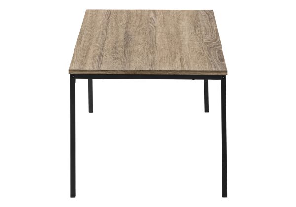 TABLE SET - 3PCS SET / DARK TAUPE / BLACK METAL