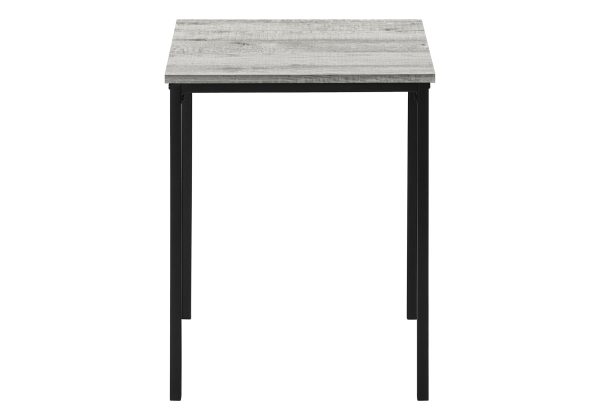 TABLE SET - 3PCS SET / GREY / BLACK METAL