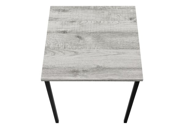 TABLE SET - 3PCS SET / GREY / BLACK METAL