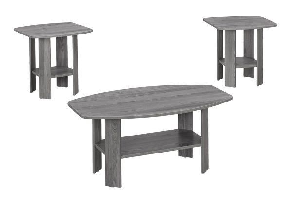 TABLE SET - 3PCS SET / GREY