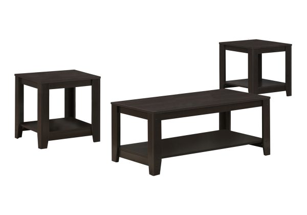 TABLE SET - 3PCS SET / ESPRESSO