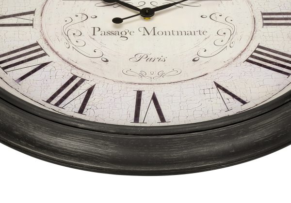 CLOCKS - 30"DIA / WALL CLOCK / BROWN