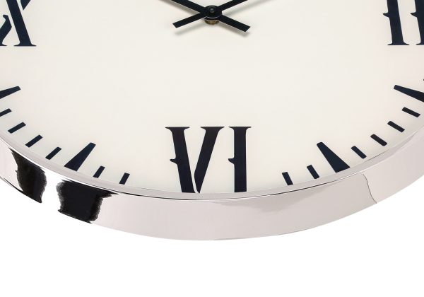 CLOCKS - 20"DIA / WALL CLOCK / WHITE