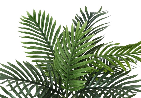 ARTIFICIAL PLANT - 24"H / INDOOR PALM / 8" WOVEN BASKET