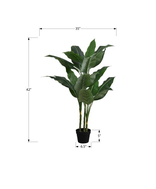 ARTIFICIAL PLANT - 42"H / INDOOR EVERGREEN IN A 5" POT