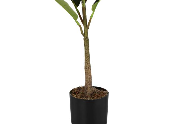 ARTIFICIAL PLANT - 40"H / INDOOR RUBBER TREE IN A 5" POT