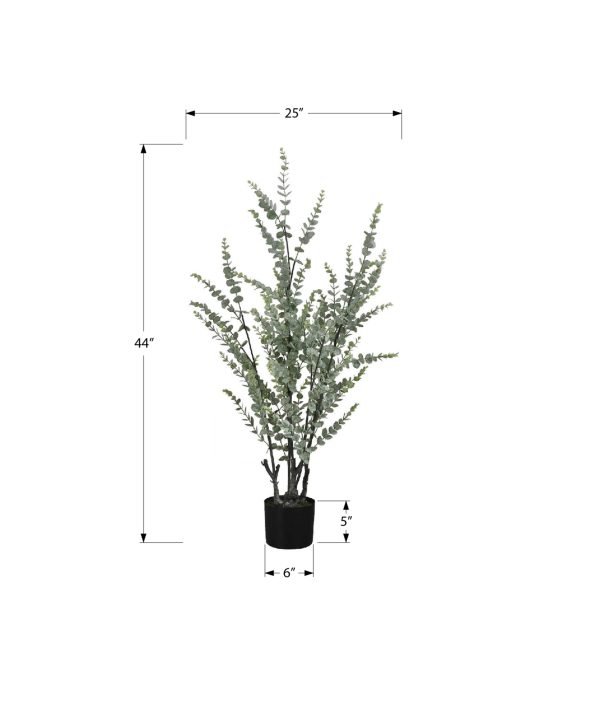 ARTIFICIAL PLANT - 44"H / INDOOR EUCALYPTUS IN A 5" POT