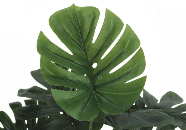 ARTIFICIAL PLANT - 24"H / INDOOR MONSTERA / 5" BLACK POT