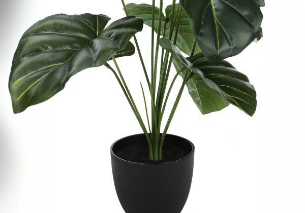 ARTIFICIAL PLANT - 24"H / INDOOR ALOCASIA IN A 5" POT