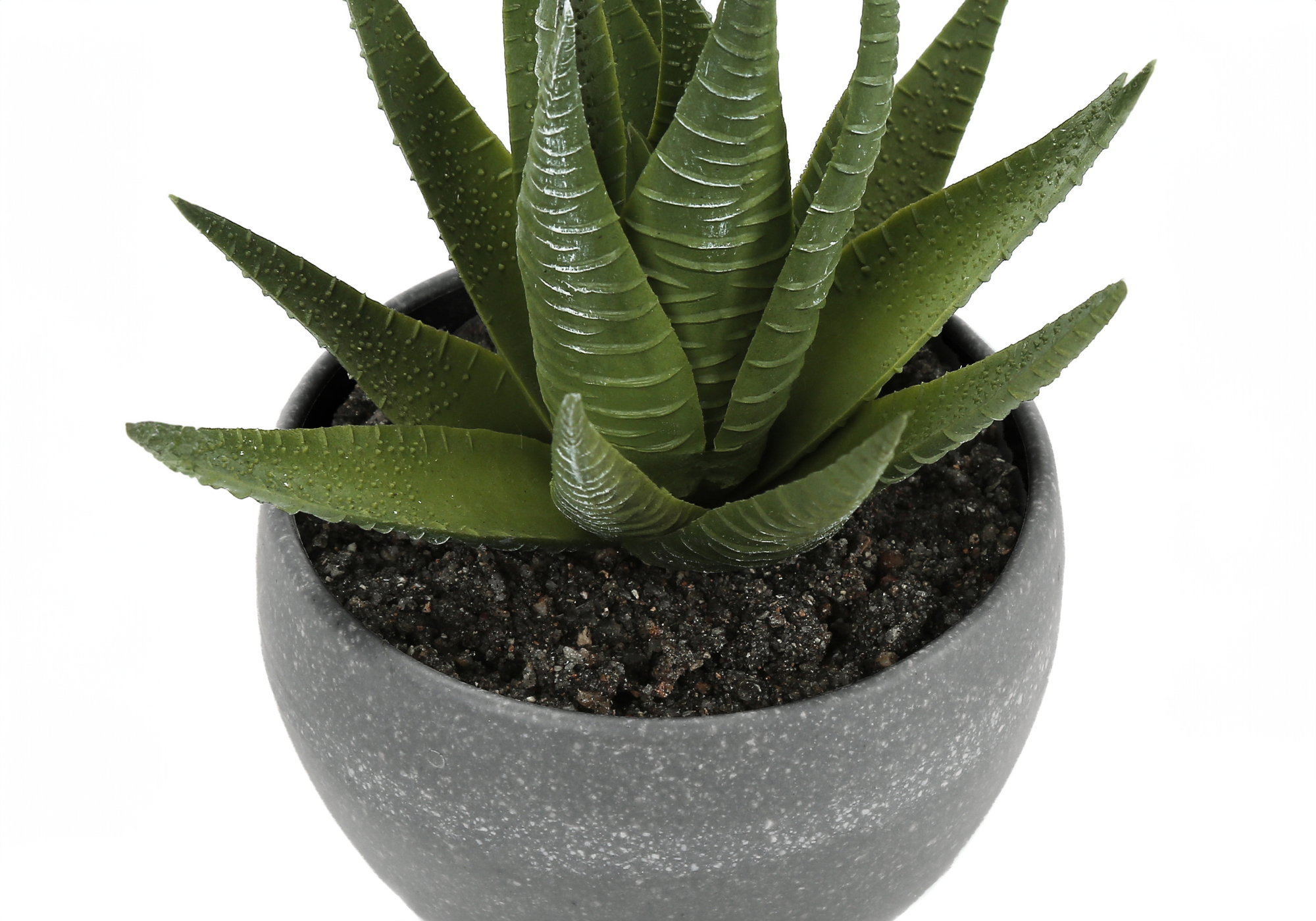 ARTIFICIAL PLANT - 3PCS / 6"H SUCCULENT IN A 3" GREY POT
