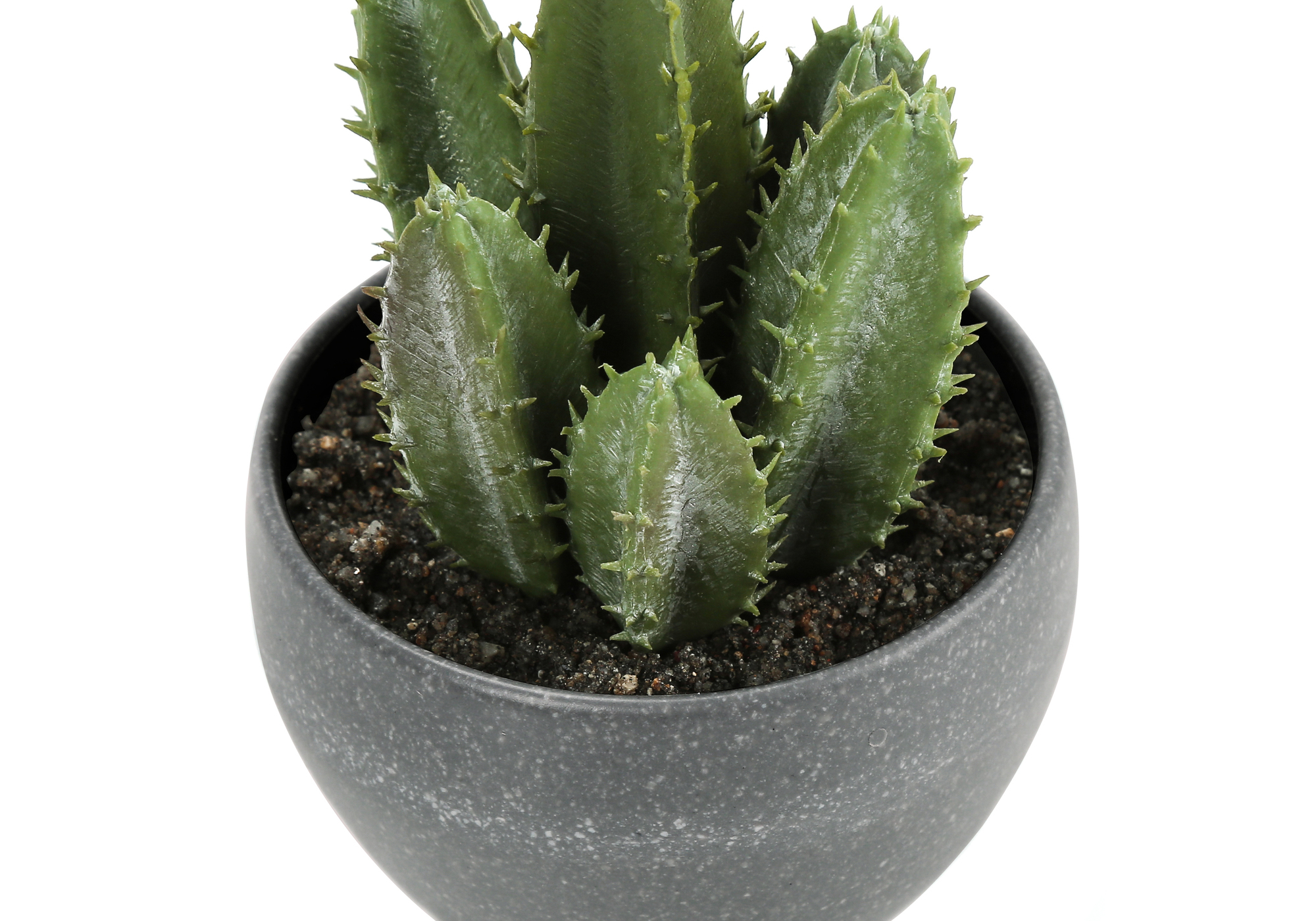 ARTIFICIAL PLANT - 3PCS / 6"H SUCCULENT IN A 3" GREY POT