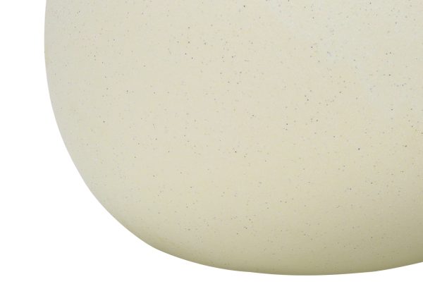 LIGHTING - 18"H TABLE LAMP CREAM CERAMIC / IVORY SHADE