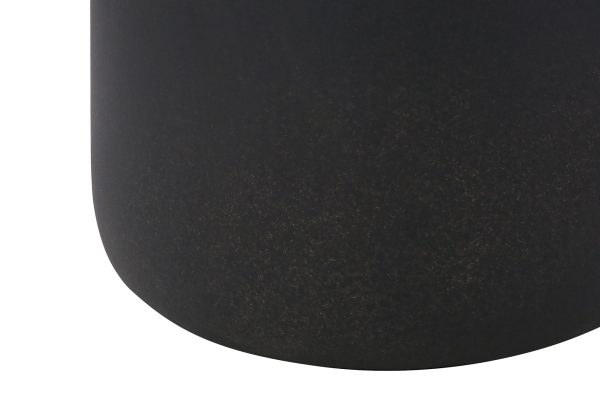 LIGHTING - 24"H TABLE LAMP BLACK CERAMIC / BEIGE SHADE