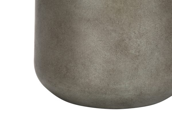 LIGHTING - 24"H TABLE LAMP GREY CONCRETE / BEIGE SHADE