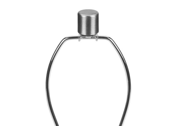 LIGHTING - 25"H TABLE LAMP GREY CERAMIC / GREY SHADE