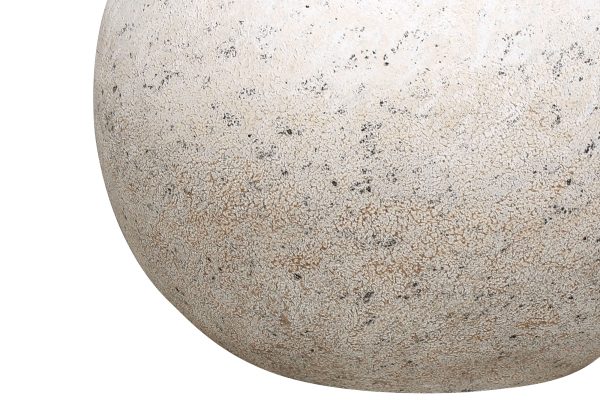 LIGHTING - 20"H TABLE LAMP GREY CONCRETE / IVORY SHADE
