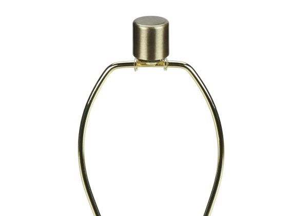 LIGHTING - 20"H TABLE LAMP BEIGE CONCRETE / BEIGE SHADE