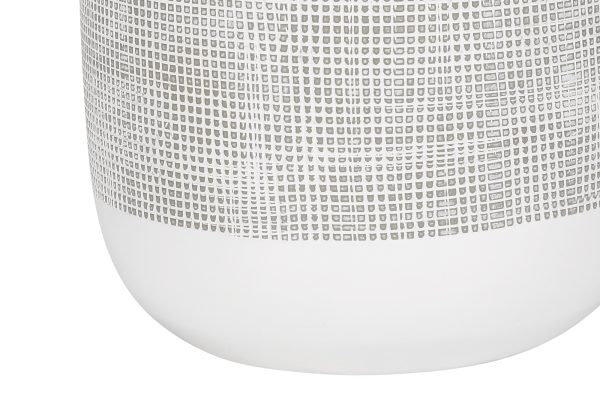 LIGHTING - 27"H TABLE LAMP GREY CERAMIC / GREY SHADE