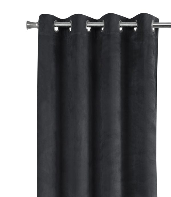 CURTAIN PANEL - 2PCS / 52"W X 84"H GREY ROOM DARKENING