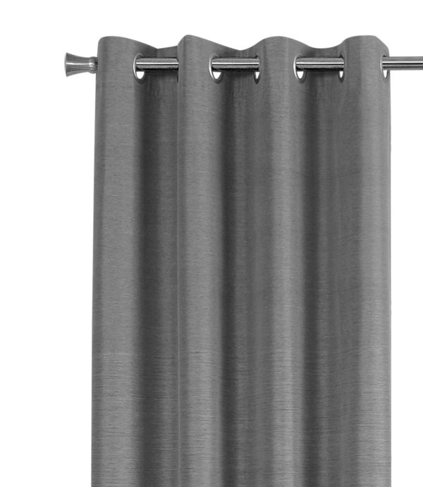 CURTAIN PANEL - 2PCS / 52"W X 84"H GREY SOLID BLACKOUT