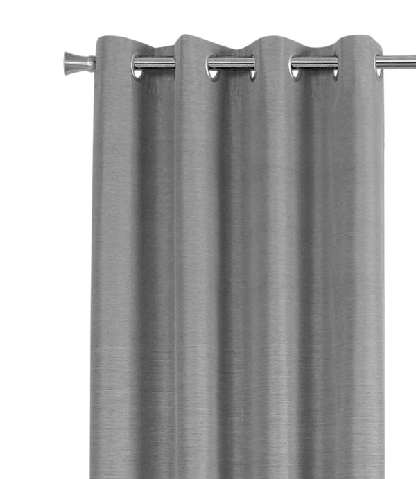 CURTAIN PANEL - 2PCS / 52"W X 95"H GREY SOLID BLACKOUT