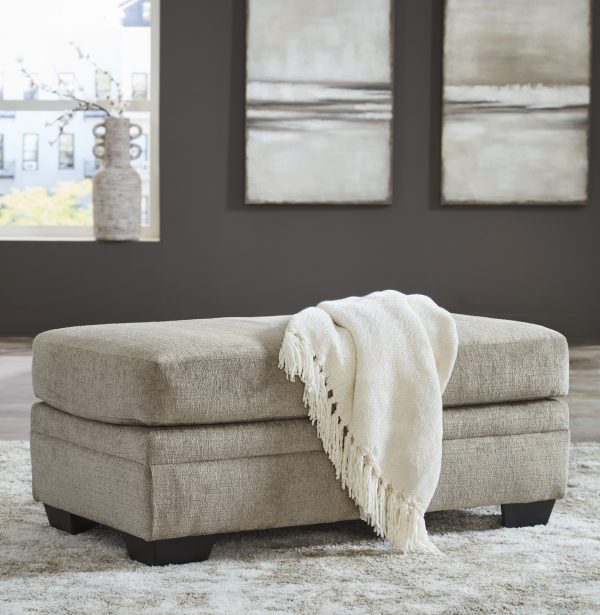 Stonemeade Taupe Living Room Set with ottoman By Ashley Signature