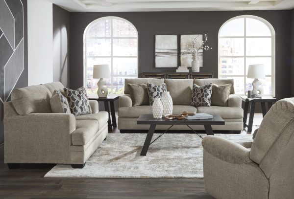 Stonemeade Taupe Loveseat By Ashley Signature