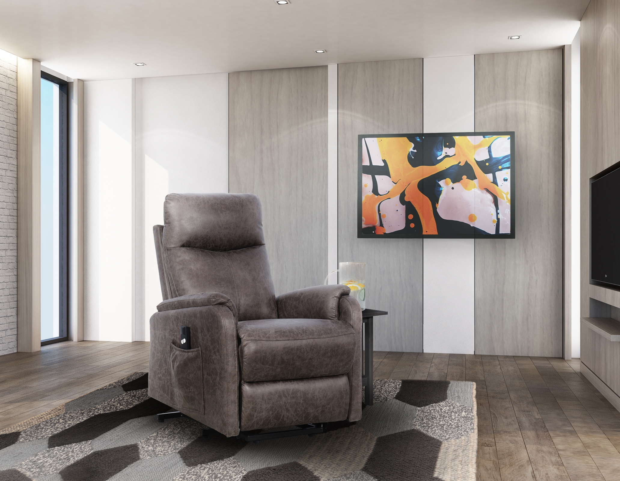 Preston Grey Lift Chair