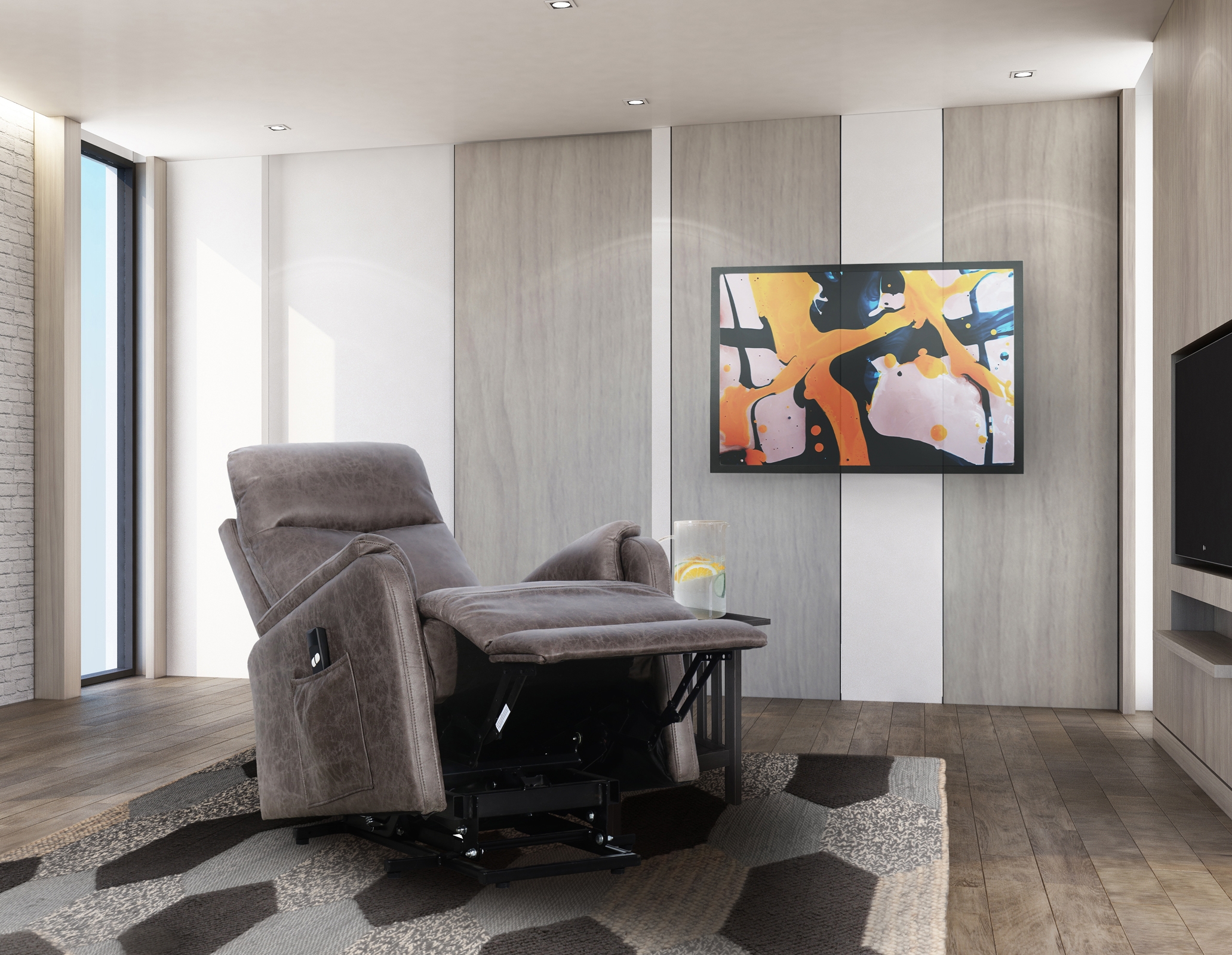 Preston Grey Lift Chair