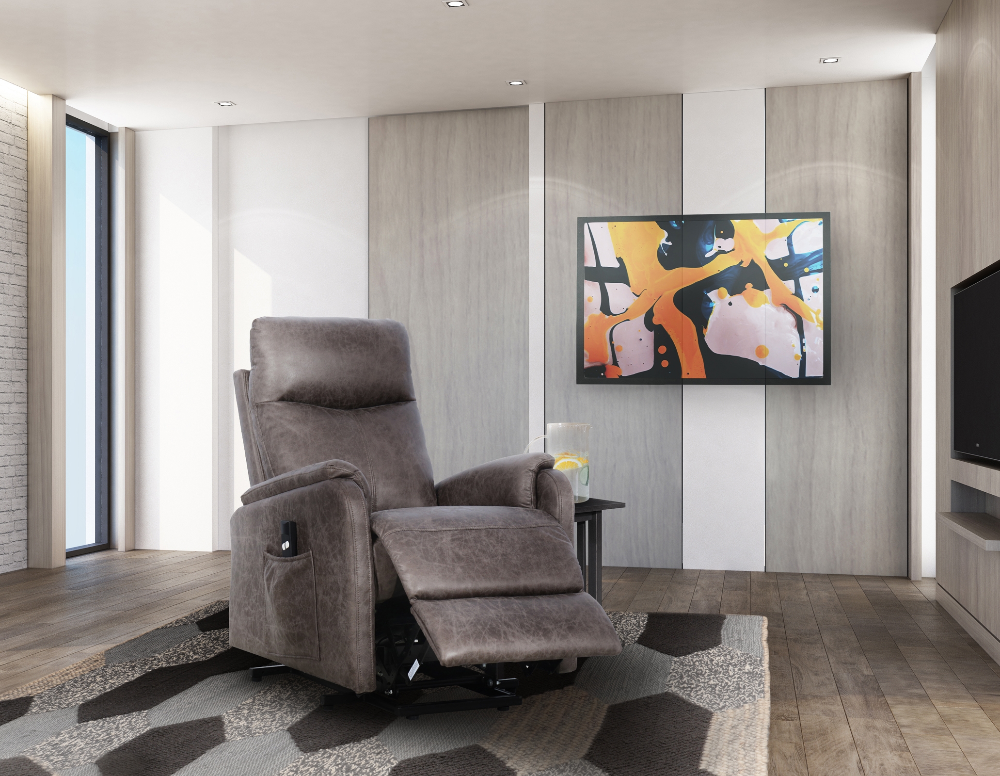 Preston Grey Lift Chair