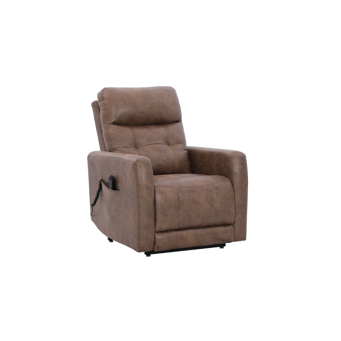 Aisha Brown Adjustable Headrest Triple Motor Mobility Aid Medical Lift Chair