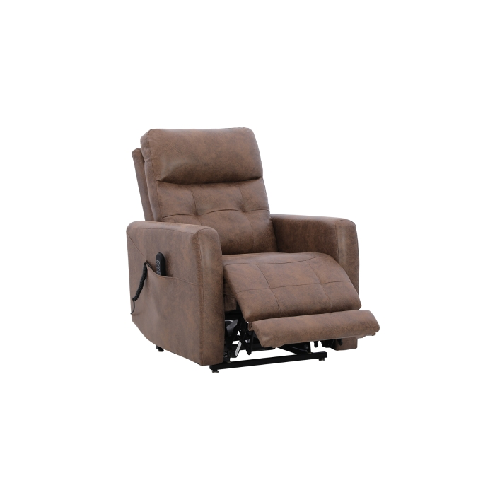 Aisha Brown Adjustable Headrest Triple Motor Mobility Aid Medical Lift Chair
