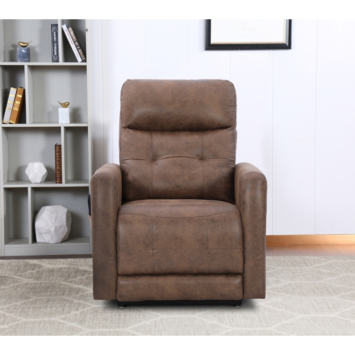 Aisha Brown Adjustable Headrest Triple Motor Mobility Aid Medical Lift Chair