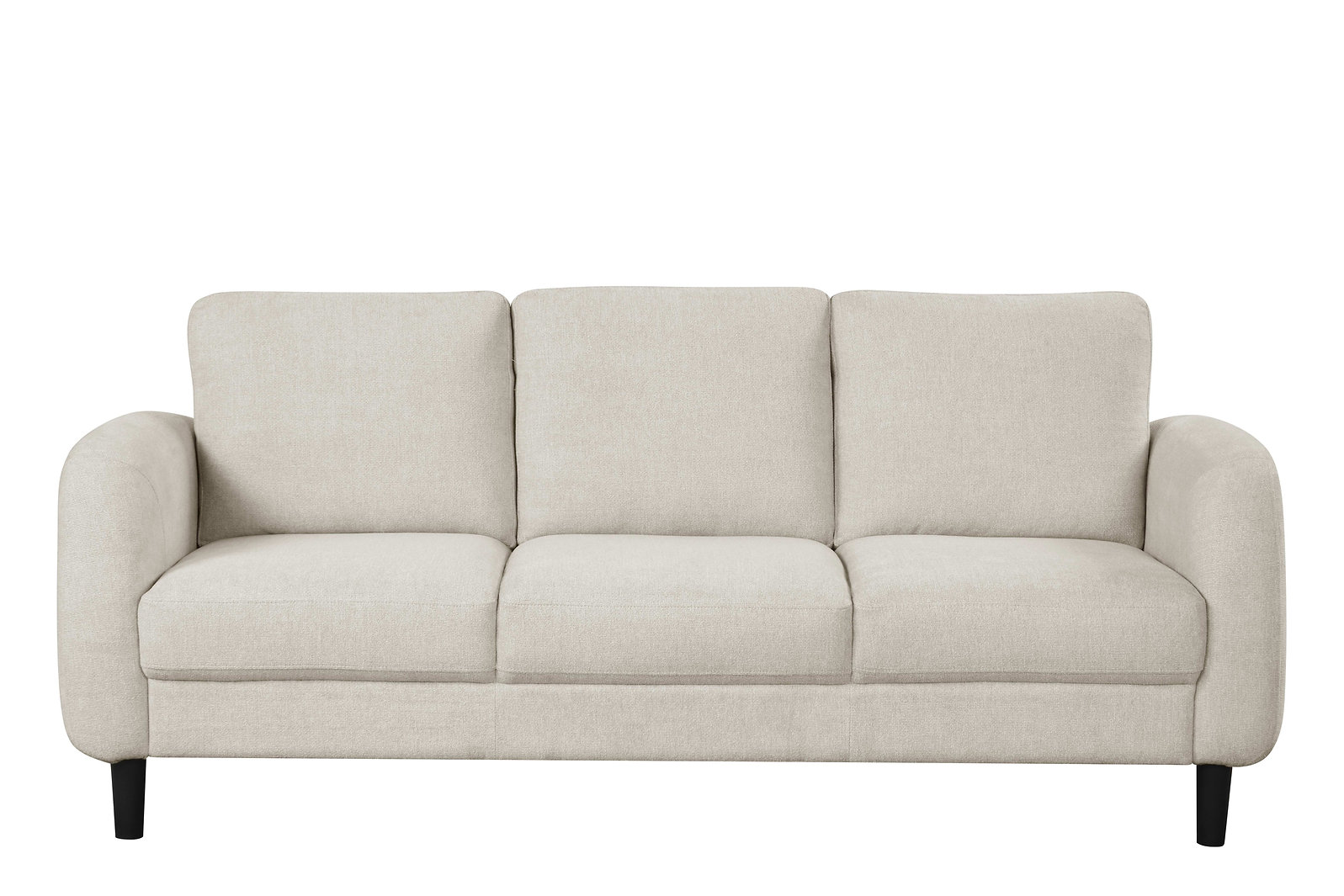 Scarlett Stationary Sofa Set in Beige Fabric