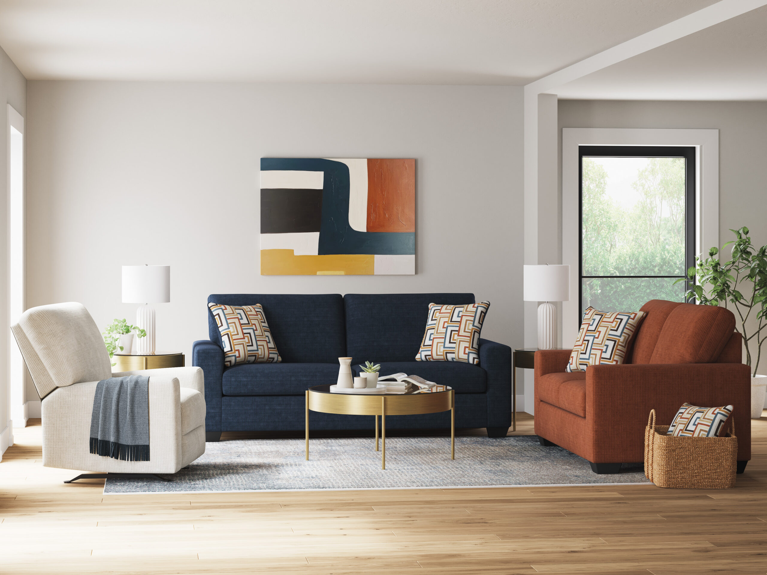 Aviemore Sofa in Stone By Ashley Furniture