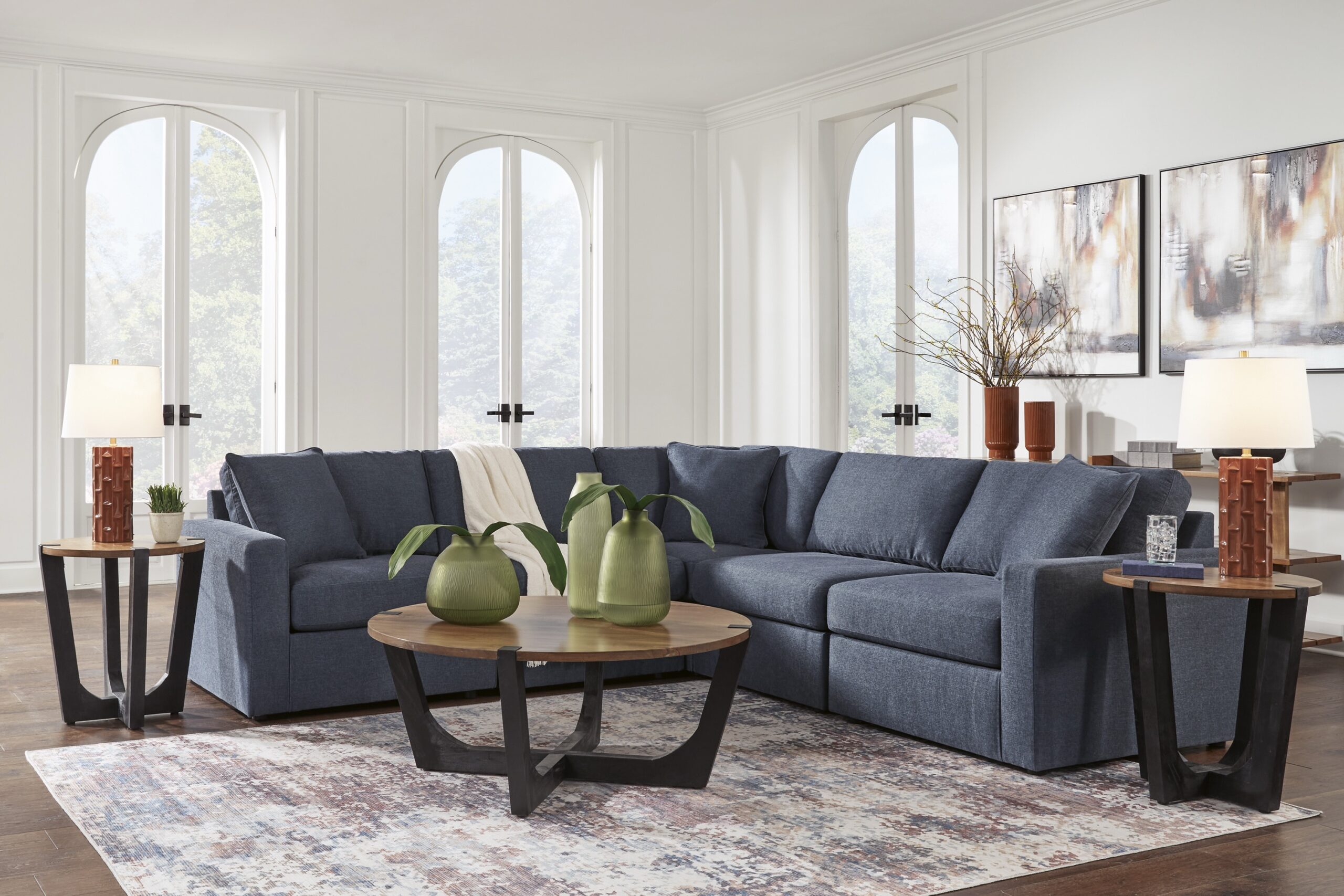 Modmax 5-Piece Granite Modular Sectional by Ashley Furniture
