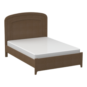 Natart Palo - Palo Double bed 54" with arched molding (low prof. fbd)