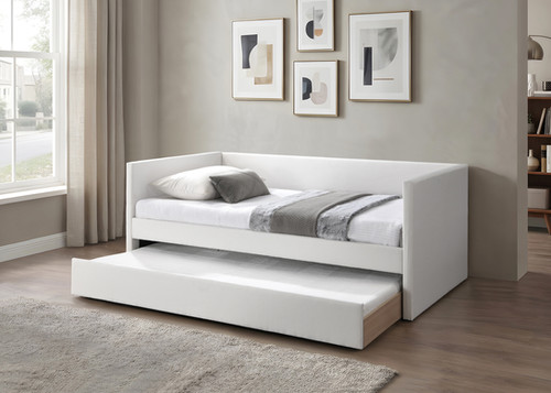 ifdc-if-307-beige IF 307 (Beige) - Single Day Bed with Trundle
